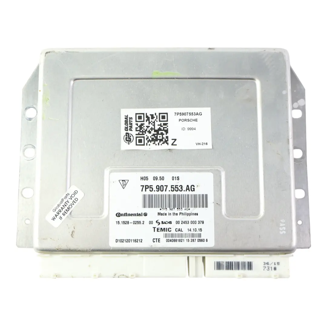 Porsche Cayenne 92A Federung Steuergerät Modul ECU - SKU 7P5907553AG - Teilenummer 7P5907553AG