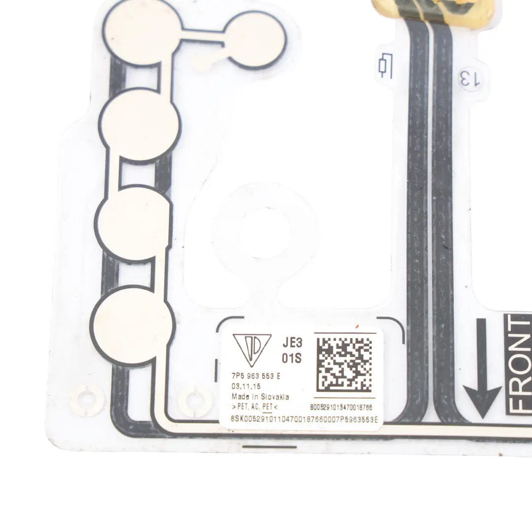 Porsche Cayenne 92A Seat Occupancy Sensor Mat Passenger Side - SKU 7P5963553E - Part number 7P5963553E