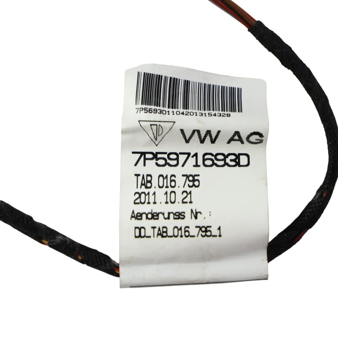 Door Wiring Harness Cable Left Right N/O/S to Porsche Cayenne 92A Rear with Part number 7P5971693D Porsche Cayenne 92A Rear Door Wiring Harness Cable Left Right N/O/S - SKU 7P5971693D - Part number 7P5971693D
