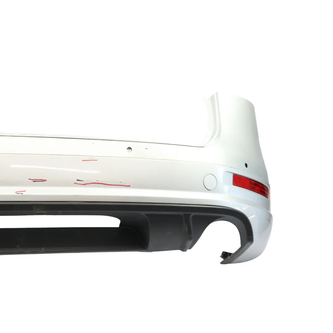 Volkswagen Touareg 7P Rear Bumper Trim Cover Panel Deep Black C9X - SKU 7P6807417-ICS - Part number 7P6807417