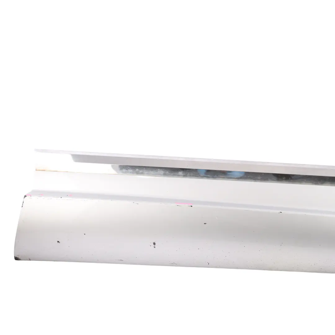 VW Touareg 7P Front Door Strip Moulding Trim Right O/S M7W Ice Silver - X7W - SKU 7P6853960A-ICS - Part number 7P6853960A
