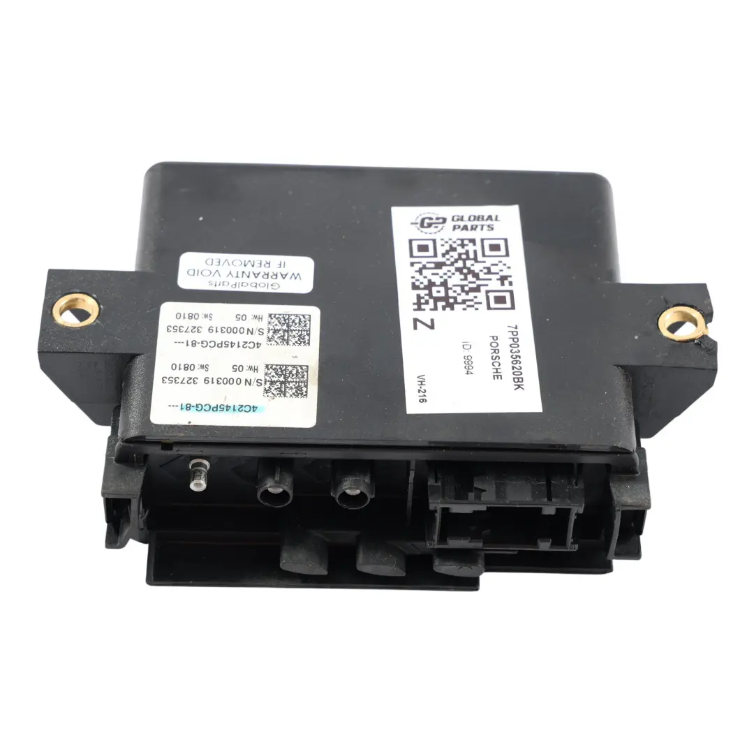Porsche Cayenne 92A Fahrzeug Tracking Steuergerät Modul - SKU 7PP035620BK - Teilenummer 7PP035620BK