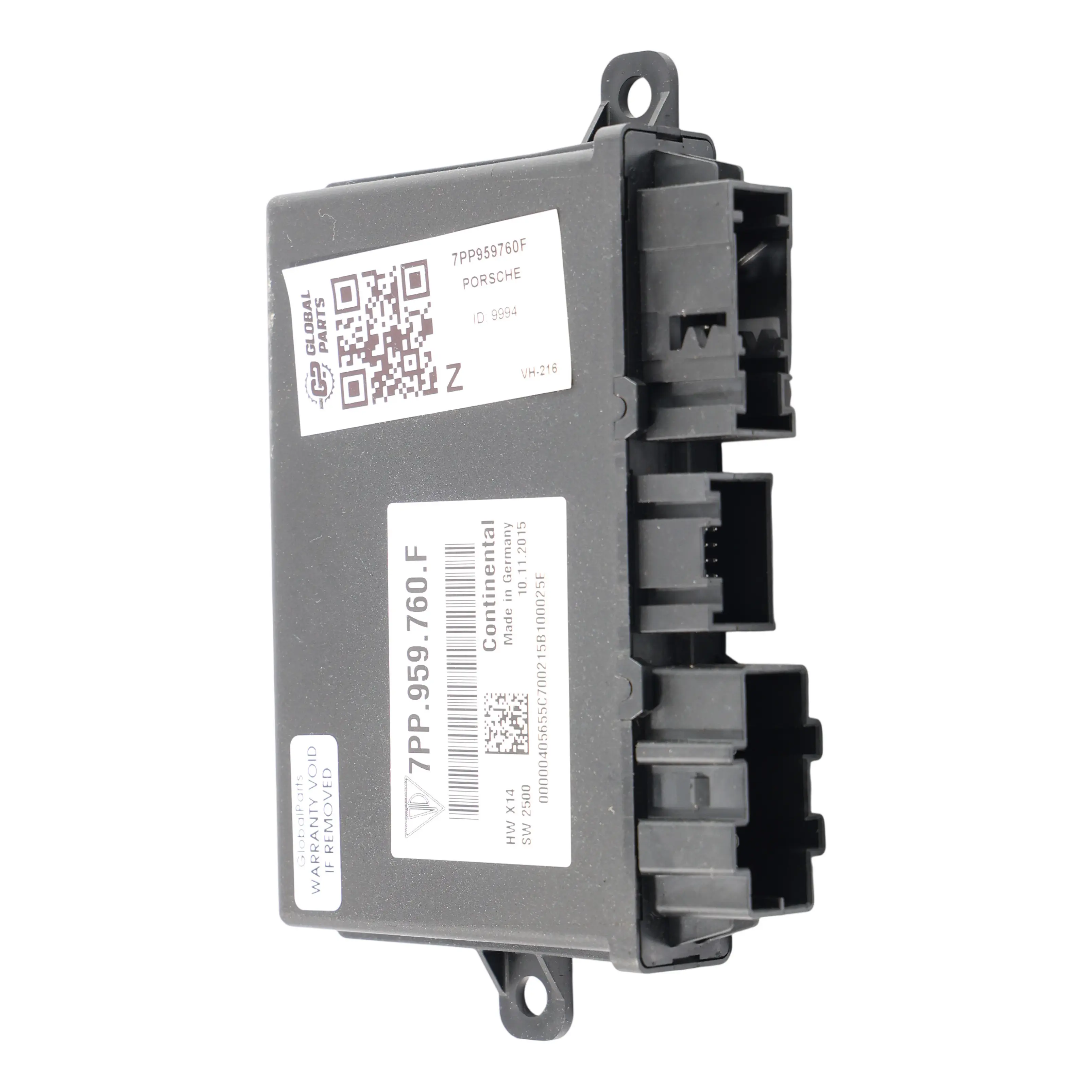Porsche Cayenne S 92a Front Seat Memory Control Module ECU 7PP959760F