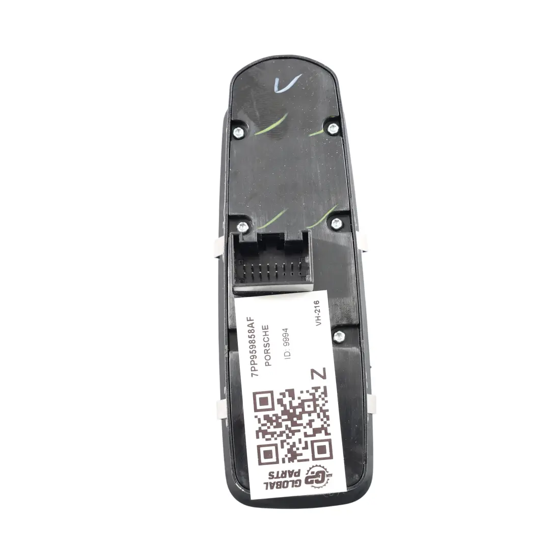 Porsche Cayenne S 92A Interruptor Ventana Delantero Derecho - SKU 7PP959858AF - Número de pieza 7PP959858AF