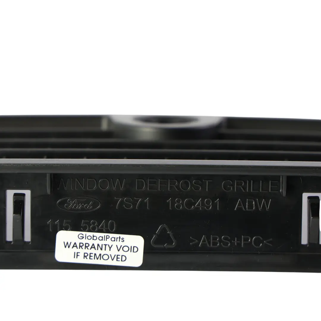 Ford Mondeo Mk4 Dashboard Window Defrost Grille Panel Black - SKU 7S71-18C491-ADW - Part number 7S71-18C491-ADW