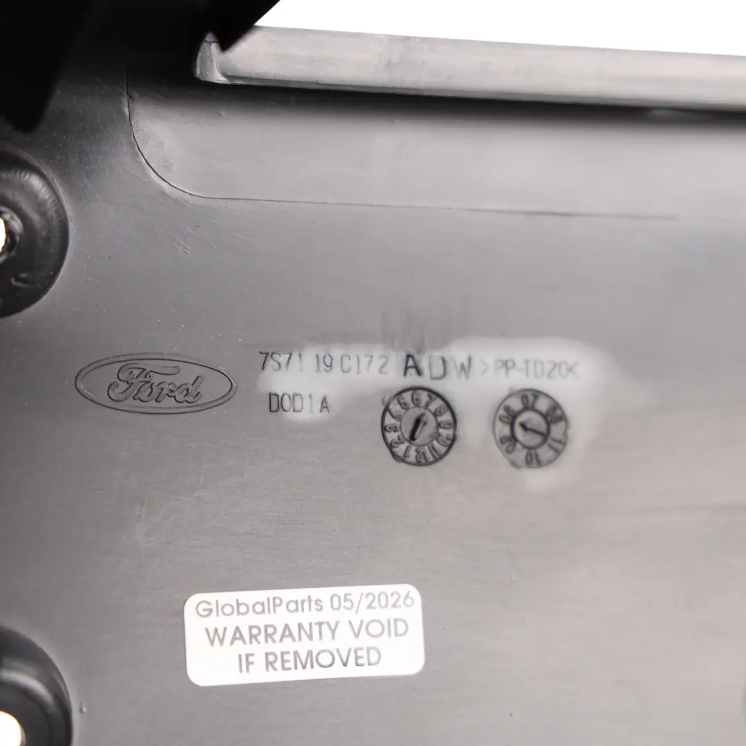 Ford Mondeo Mk4 Rear Boot Trunk CD Changer Trim Cover Left N/S - SKU 7S71-19C172-ADW - Part number 7S71-19C172-ADW