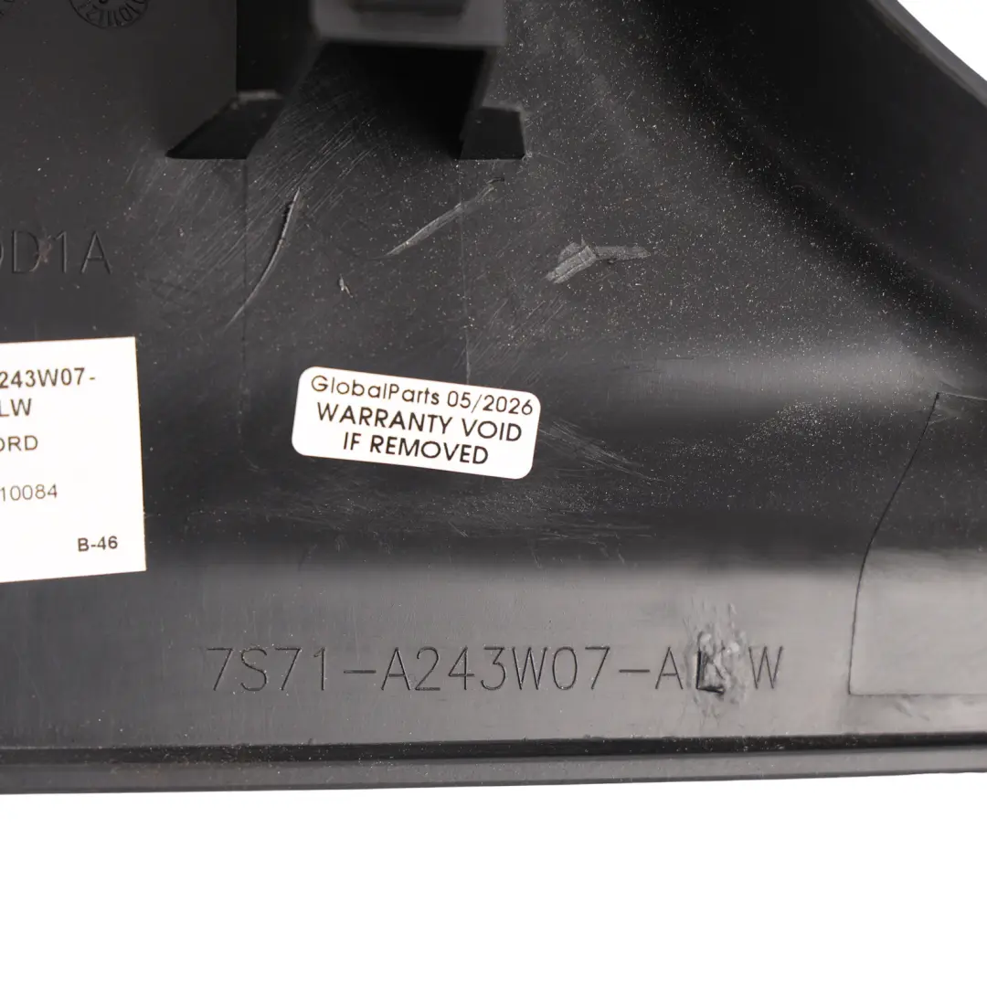MK4 B-Säule Verkleidung Abdeckung Links Ebenholz für Ford Mondeo mit Teilenummer 7S71-A243W07-ALW Ford Mondeo MK4 B-Säule Verkleidung Abdeckung Links Ebenholz - SKU 7S71-A243W07-ALW - Teilenummer 7S71-A243W07-ALW