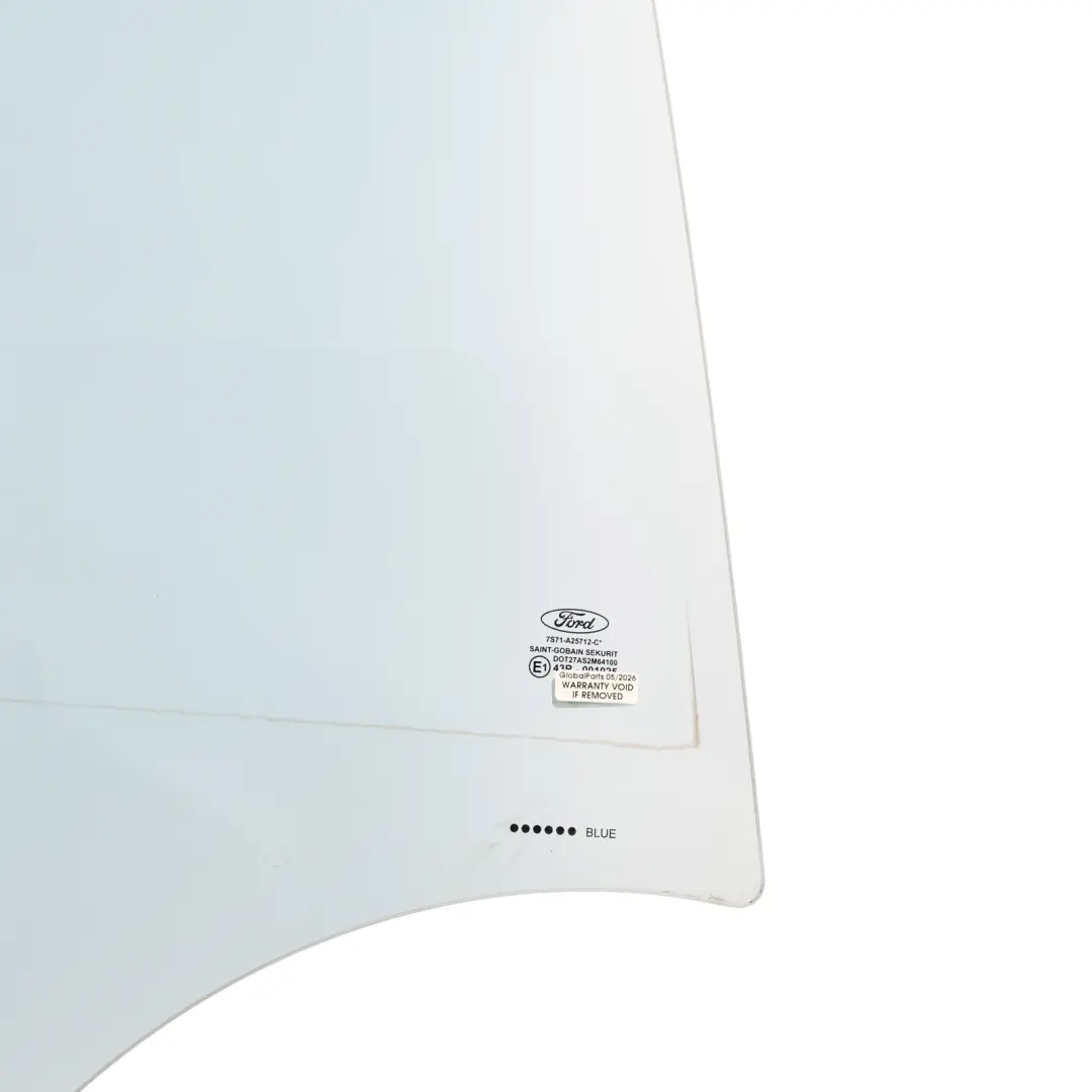 Mk4 Door Window Glass Rear Right O/S Tinted Blue to Ford Mondeo with Part number 7S71-A25712-C Ford Mondeo Mk4 Door Window Glass Rear Right O/S Tinted Blue - SKU 7S71-A25712-C - Part number 7S71-A25712-C