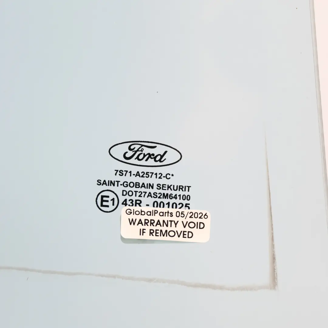 MK4 Fensterscheibe Hinten Rechts Getönt Blau für Ford Mondeo mit Teilenummer 7S71-A25712-C Ford Mondeo MK4 Fensterscheibe Hinten Rechts Getönt Blau - SKU 7S71-A25712-C - Teilenummer 7S71-A25712-C