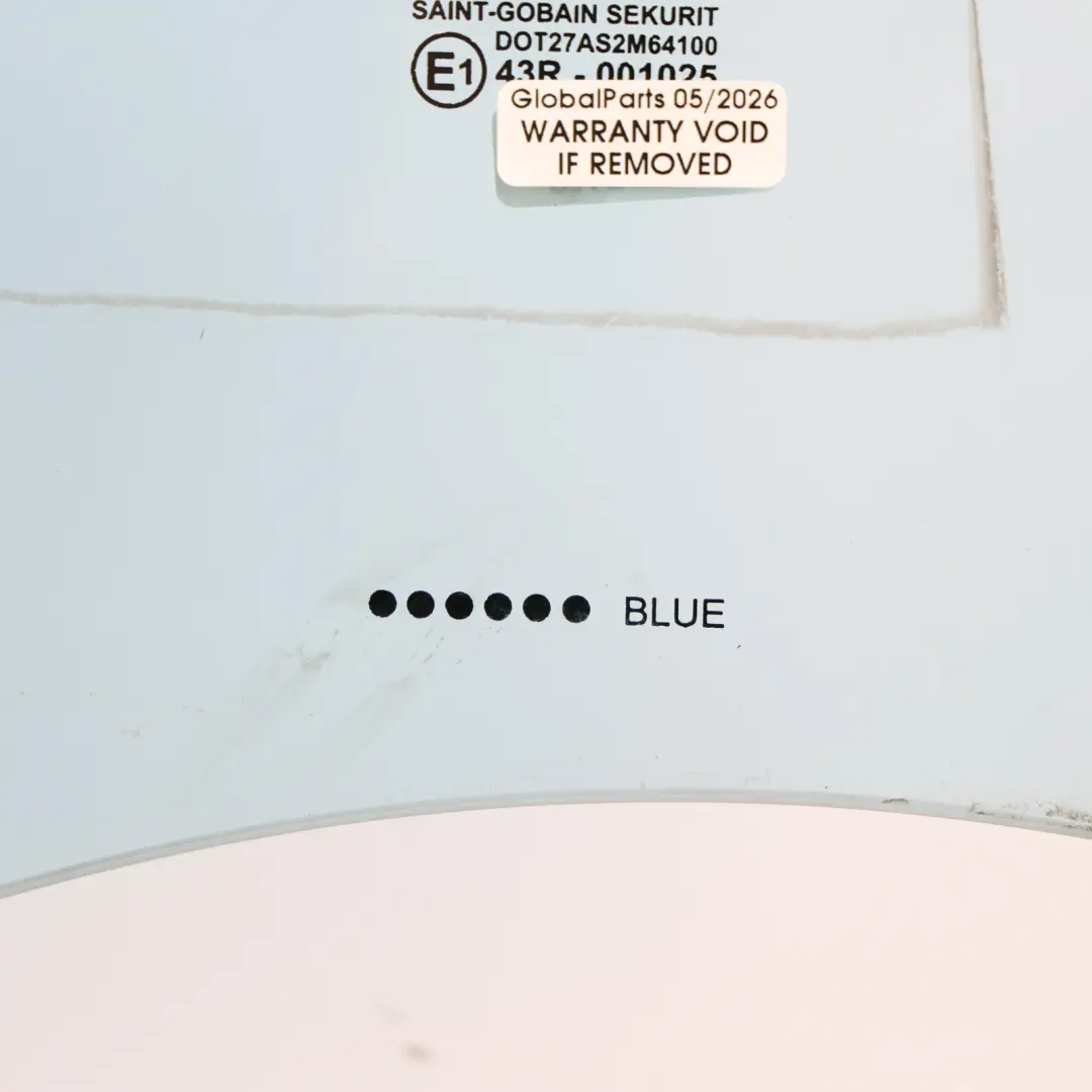 Ford Mondeo MK4 Fensterscheibe Hinten Rechts Getönt Blau - SKU 7S71-A25712-C - Teilenummer 7S71-A25712-C