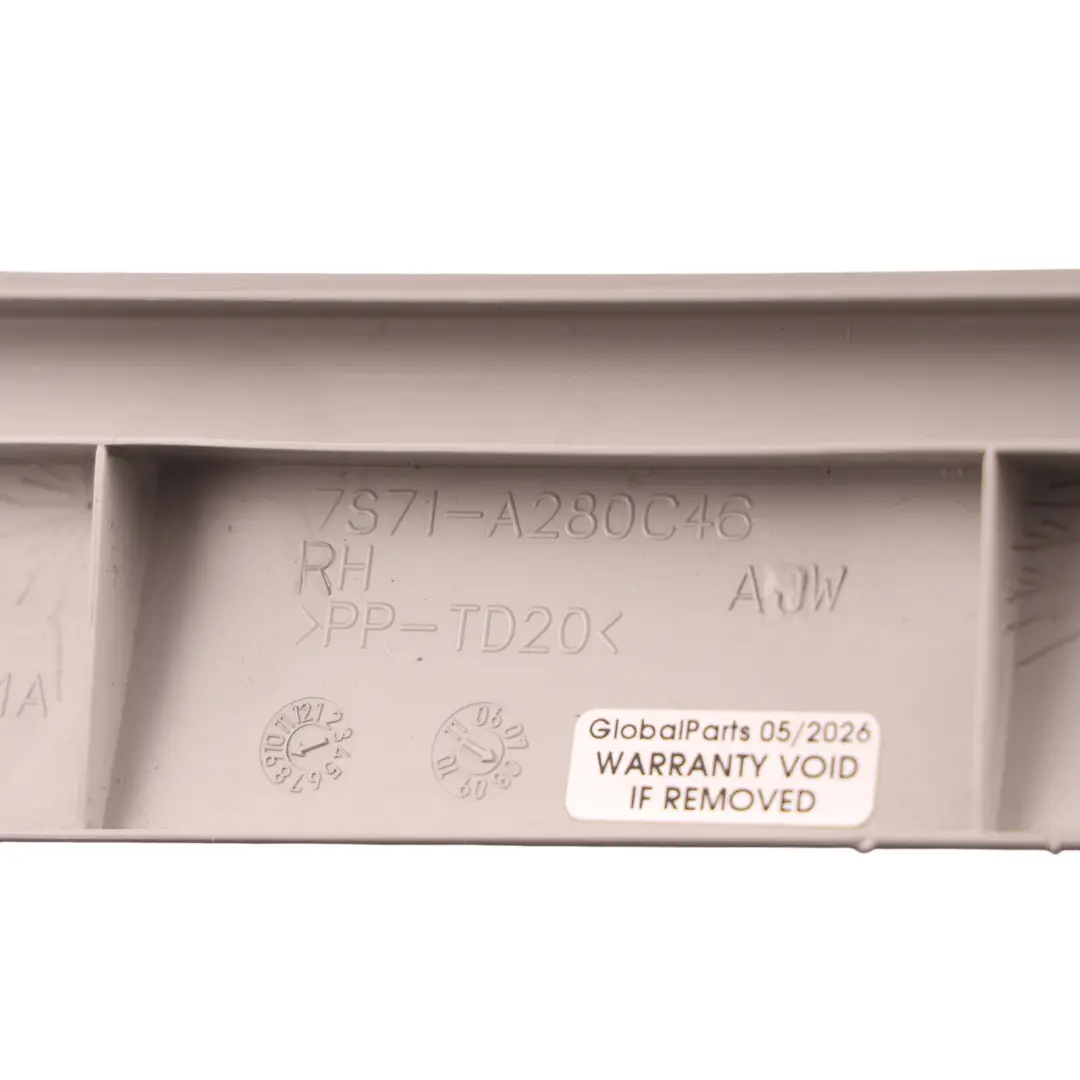 Mk4 Interior D-Pillar Cover Trim Rear Right O/S to Ford Mondeo with Part number 7S71-A280C46-AJW Ford Mondeo Mk4 Interior D-Pillar Cover Trim Rear Right O/S - SKU 7S71-A280C46-AJW - Part number 7S71-A280C46-AJW
