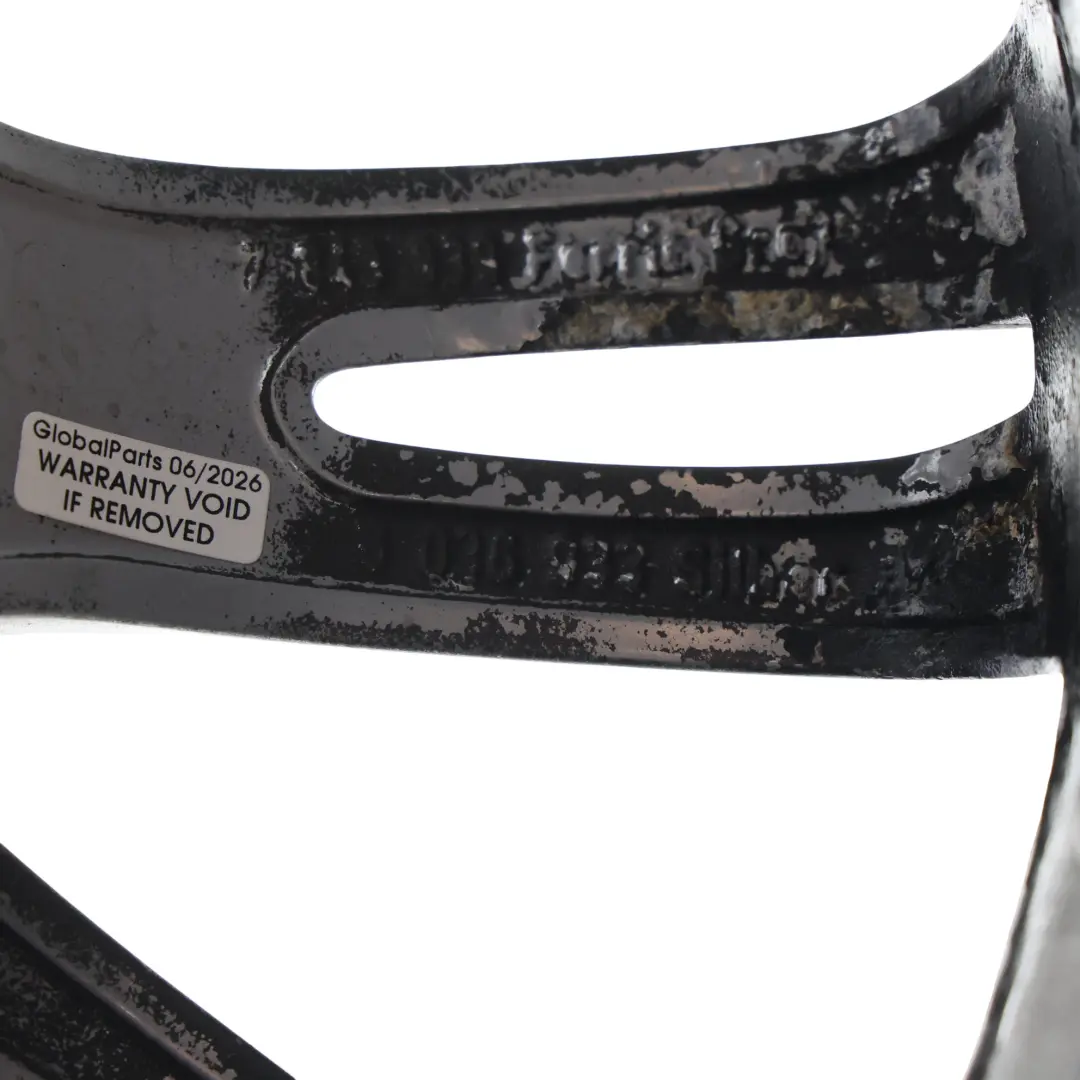 BMW E90 E91 E92 E93 Llanta Aleación Delantera Negra 18" 8J ET:34 - SKU 8036933-9 - Número de pieza 8036933