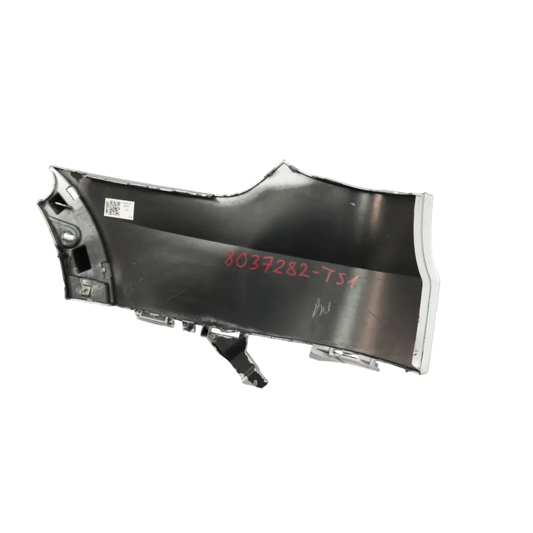 Stoßstange hinten rechts seitliche Zierleiste Titansilber 354 für BMW X5 E70 M Sport mit Teilenummer 8037282 BMW X5 E70 M Sport Stoßstange hinten rechts seitliche Zierleiste Titansilber 354 - SKU 8037282-TS1 - Teilenummer 8037282