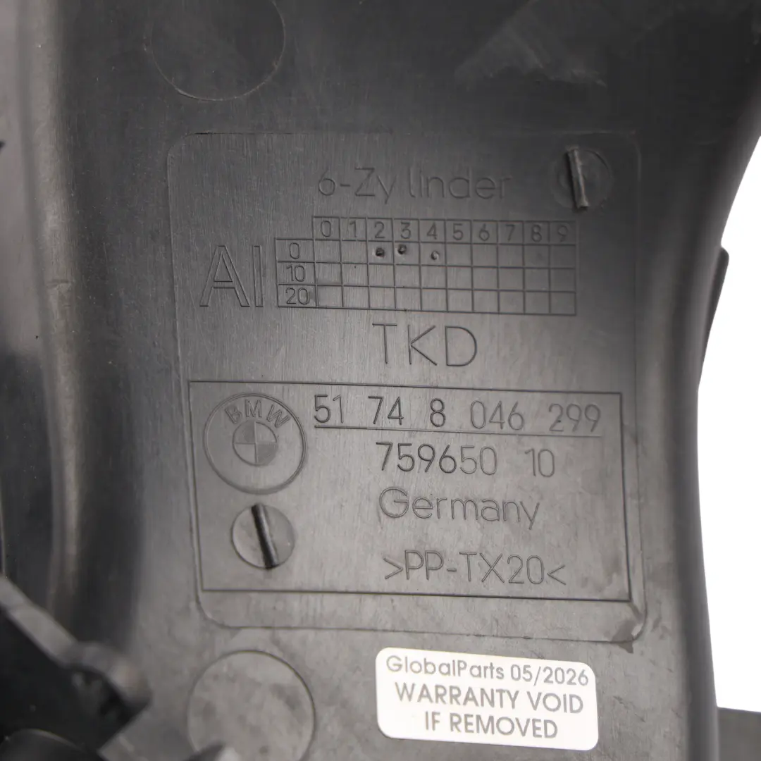 BMW E82 E88 M Sport Parachoques Freno Refrigeración Conducto Delantero Izquierdo - SKU 8046299 - Número de pieza 8046299