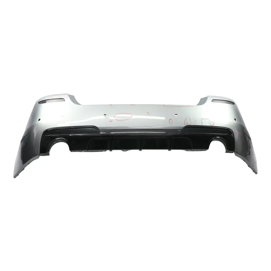 BMW F10 Zderzak Tylny M-Pakiet PDC Titansilber Srebrny Metalik - 354 - SKU 8048594-SCG - Numer Części 8048594