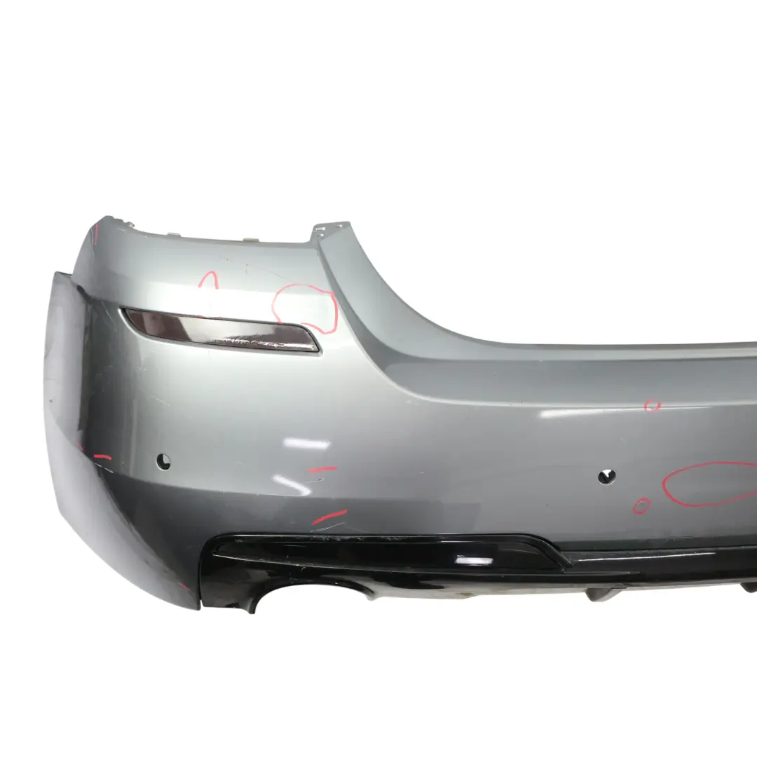 Bumper M Sport PDC Trim Panel Cover Titansilber Metallic - 354 to BMW F10 Rear with Part number 8048594 BMW F10 Rear Bumper M Sport PDC Trim Panel Cover Titansilber Metallic - 354 - SKU 8048594-SCG - Part number 8048594