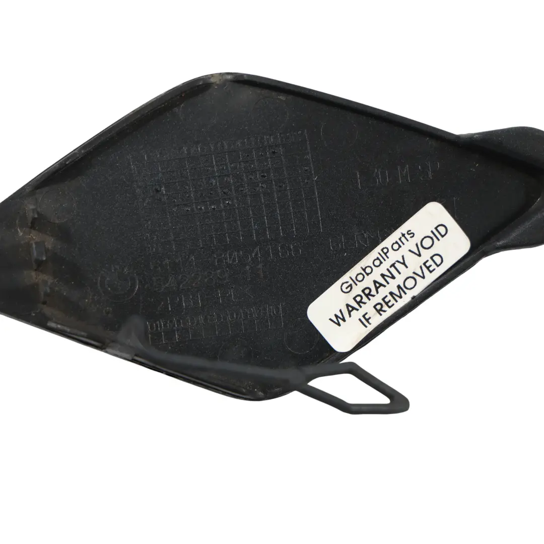 BMW F30 F31 Zaślepka Haka Zderzaka Przód Czarny Szafir Metalik 475 - SKU 8054166-BS - Numer Części 8054166
