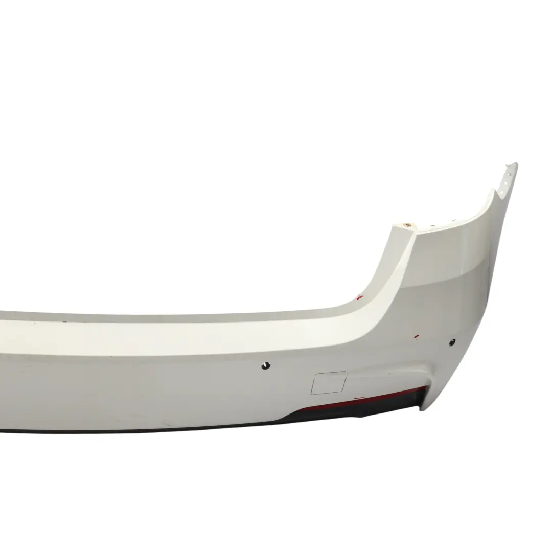 Bumper BMW F31 Touring M Sport Trim Panel PDC Alpinweiss 3 White - 300 to Rear with Part number 8056577 Rear Bumper BMW F31 Touring M Sport Trim Panel PDC Alpinweiss 3 White - 300 - SKU 8056577-AW - Part number 8056577