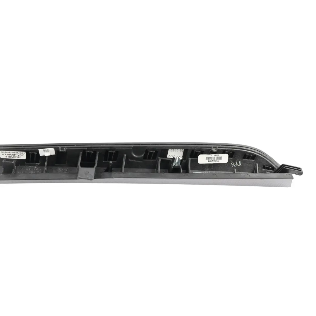 BMW X5 F15 Centre Console Trim Cover Panel Aluminium Right O/S - SKU 8058572 - Part number 8058572