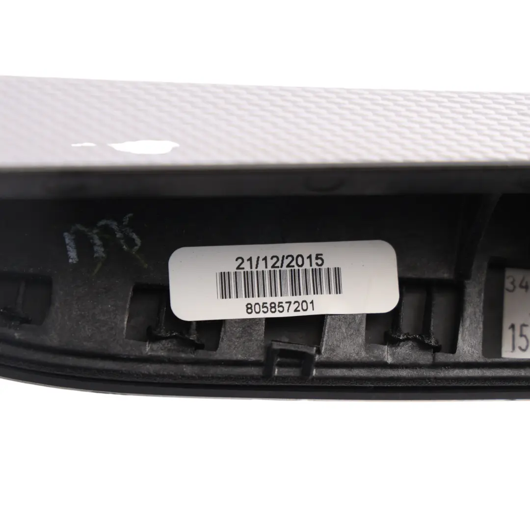 BMW X5 F15 Centre Console Trim Cover Panel Aluminium Right O/S - SKU 8058572 - Part number 8058572