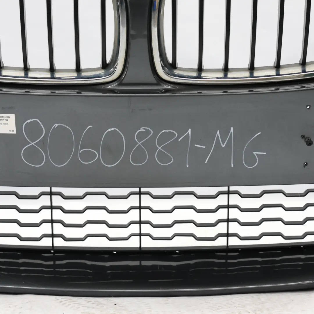 BMW F32 F36 M Sport Aero Front Bumper Cover Panel Mineral Grey Metallic - B39 - SKU 8060881-MG - Part number 8060881
