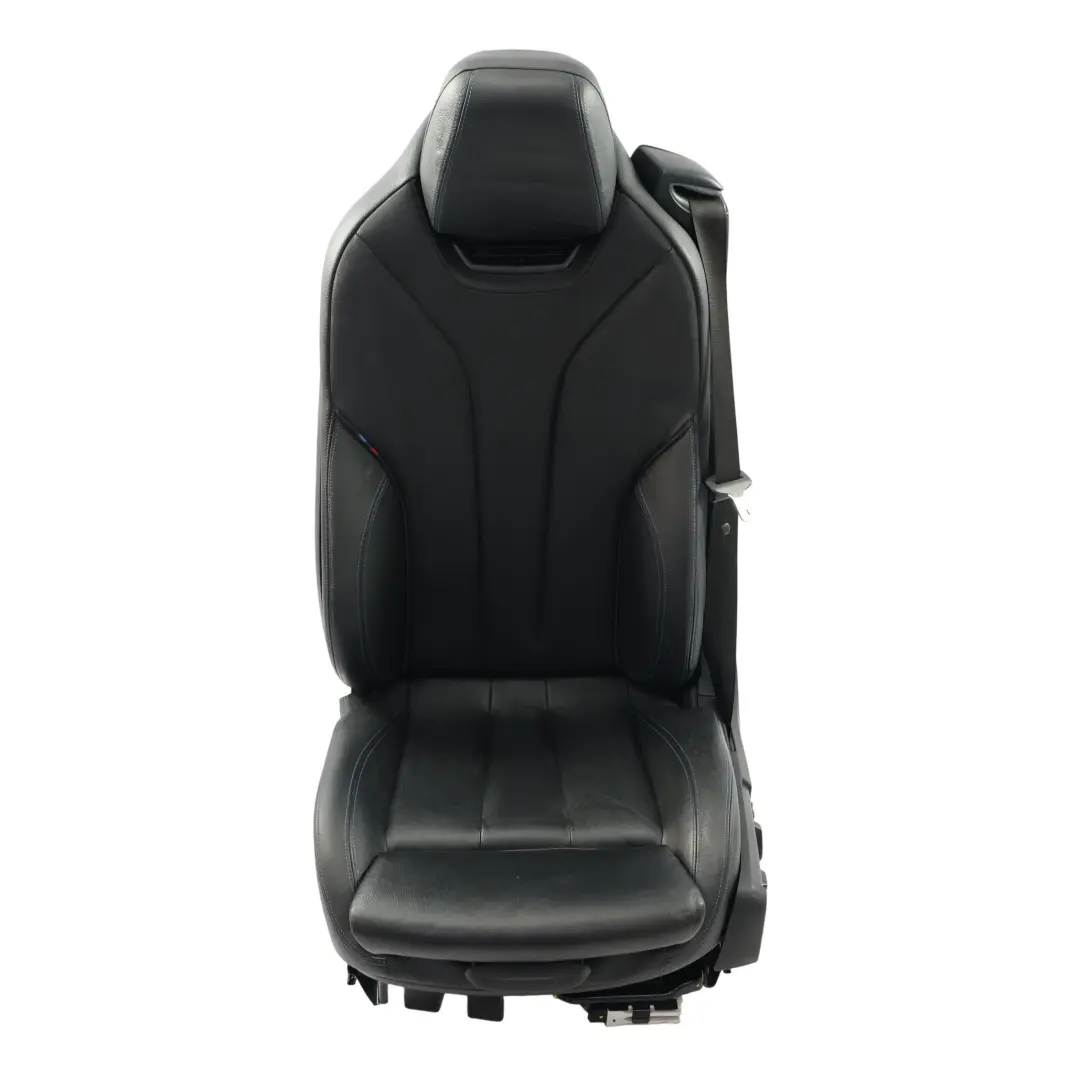 Front Seat M Sport Heated Electric Leather Black Blue Left N/S to BMW F33 Cabrio with Part number 8062619 BMW F33 Cabrio Front Seat M Sport Heated Electric Leather Black Blue Left N/S - SKU 8062619-2 - Part number 8062619