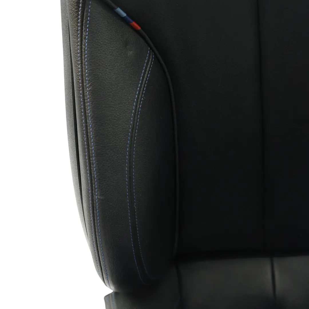 BMW F33 Cabrio Front Seat M Sport Heated Electric Leather Black Blue Left N/S - SKU 8062619-2 - Part number 8062619