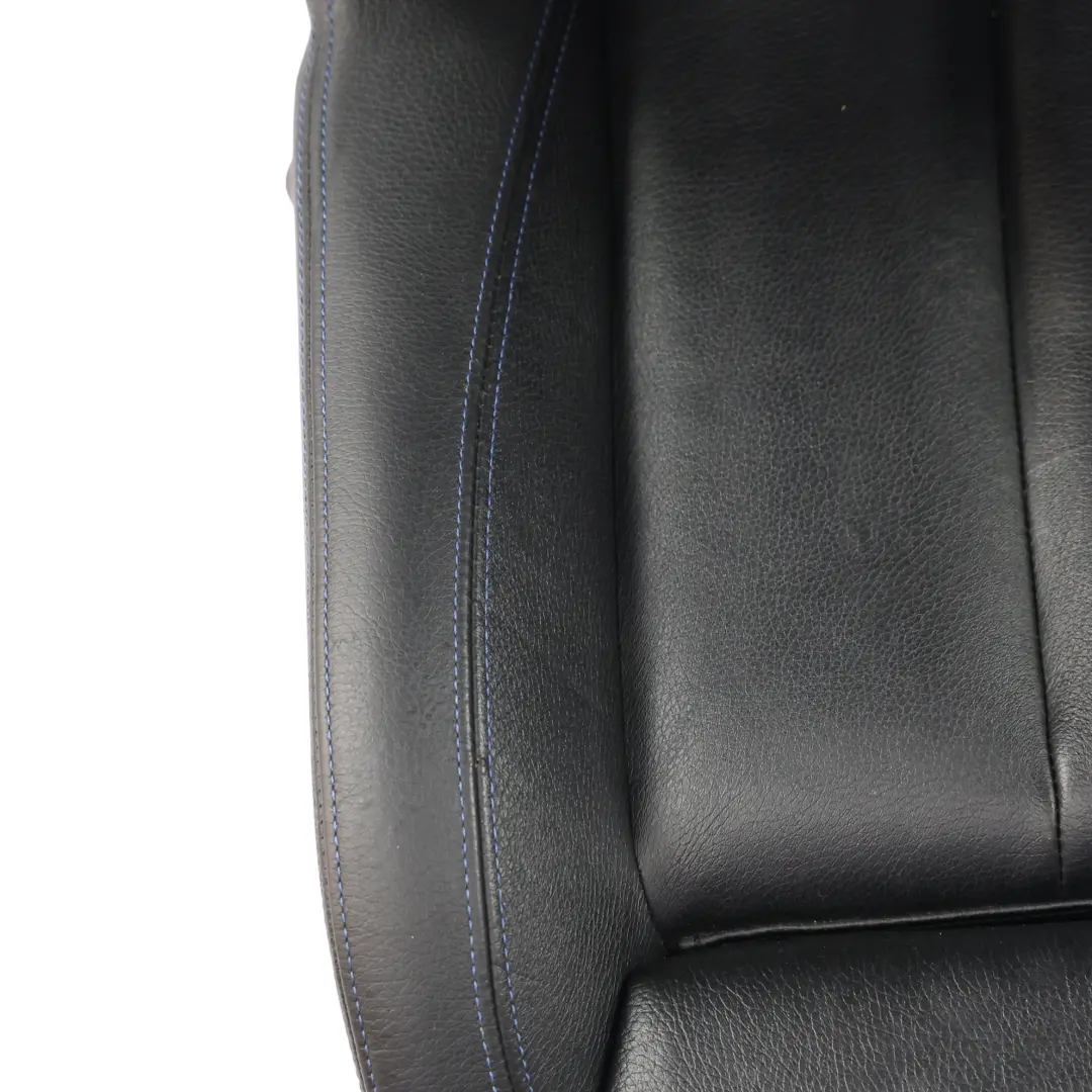 BMW F33 Cabriolet Siège Avant Gauche M Sport Chauffant Électrique Cuir Noir Bleu - SKU 8062619-2 - Numéro de pièce 8062619