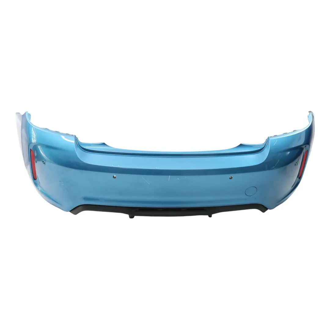 BMW F87 M2 Zderzak Tylny Kompletny M Sport PDC Niebieski - SKU 8068541-LBB - Numer Części 8068541