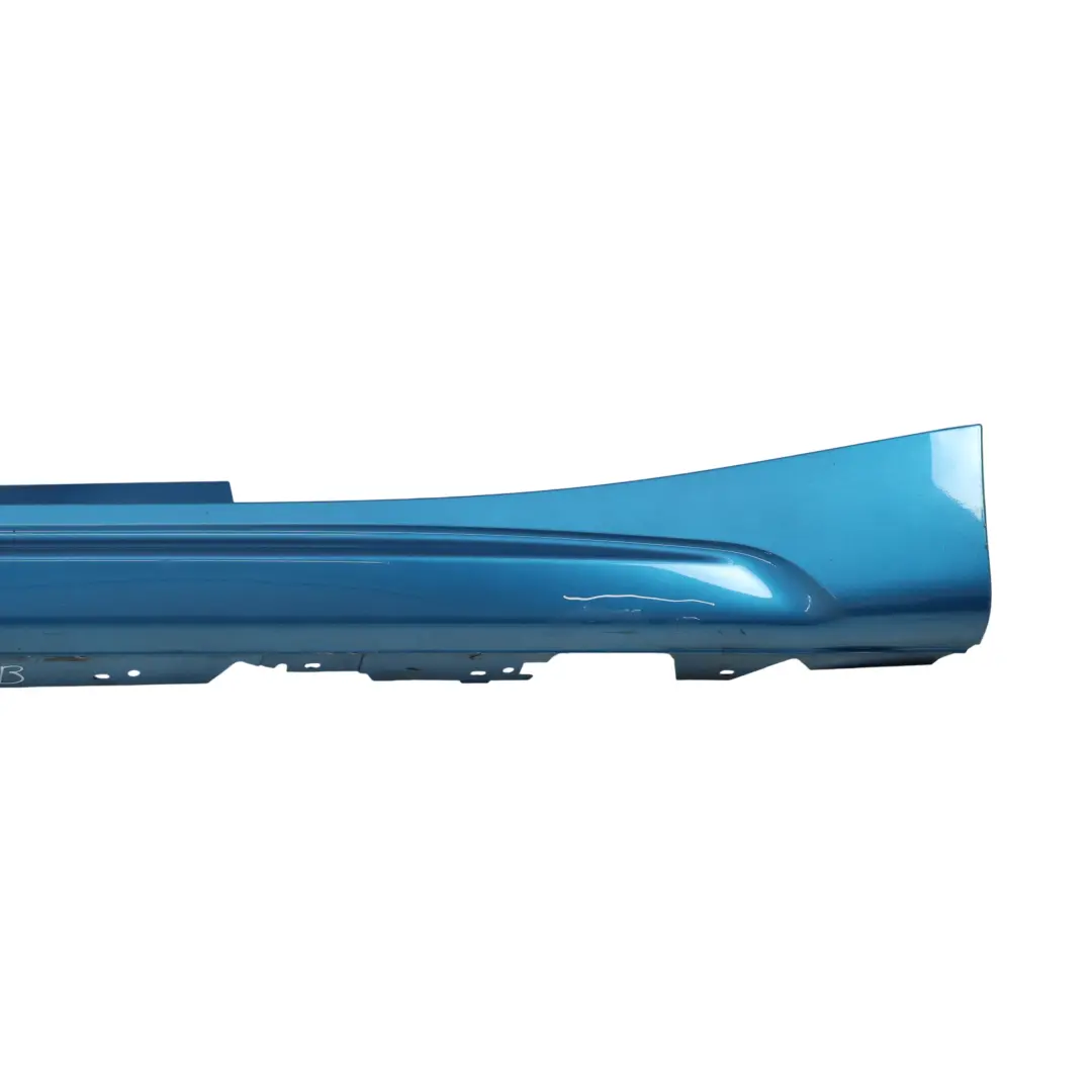 BMW F87 M2 Side Skirt Coupe Sill Skirt Strip Left N/S Long Beach Blue - C16 - SKU 8068599-LBB - Part number 8068599
