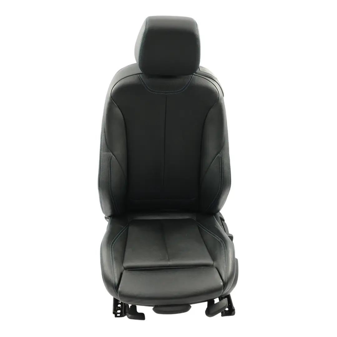 Asiento Deportivo Delantero Izquierdo Cuero Dakota Negro Azul para BMW F87 M2 con número de pieza 8070719 BMW F87 M2 Asiento Deportivo Delantero Izquierdo Cuero Dakota Negro Azul - SKU 8070719-3 - Número de pieza 8070719