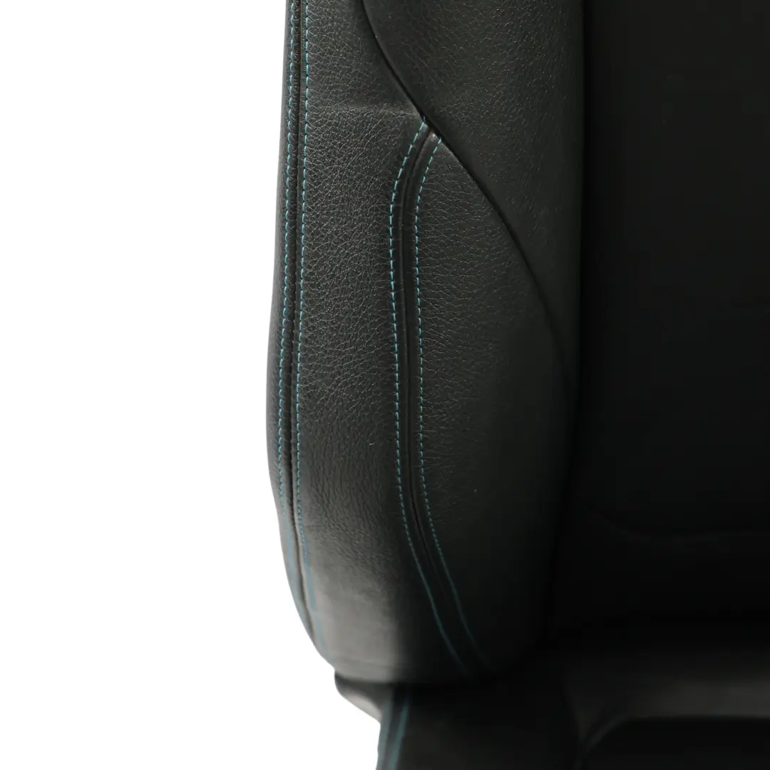 BMW F87 M2 Sportsitz Vorne Links Beheizt Leder Dakota Schwarz Blau - SKU 8070719-3 - Teilenummer 8070719