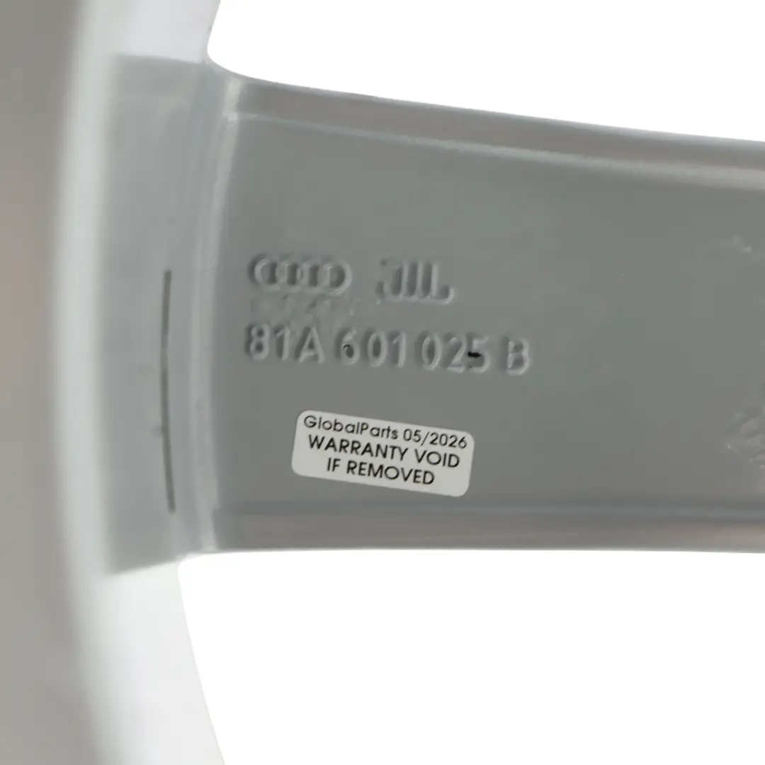 Alloy Wheel Rim 17" 7J ET45 Silver to Audi Q2 GA with Part number 81A601025B Audi Q2 GA Alloy Wheel Rim 17" 7J ET45 Silver - SKU 81A601025B-4 - Part number 81A601025B