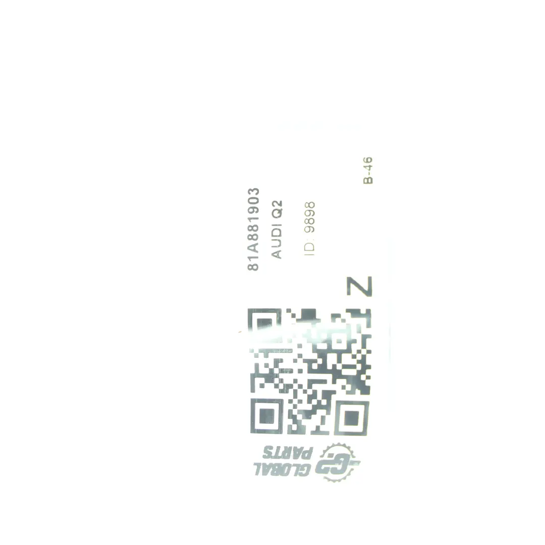 Audi Q2 GA Reposacabezas Asiento Delantero Izquierdo Tela - SKU 81A881903 - Número de pieza 81A881903