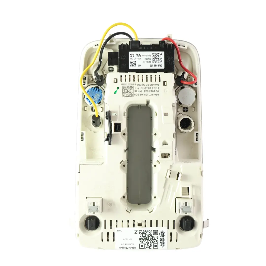 Audi A1 MK2 GB Panel Interruptor Techo Delantero Luz Cortesía - SKU 81A947135AG - Número de pieza 81A947135AG