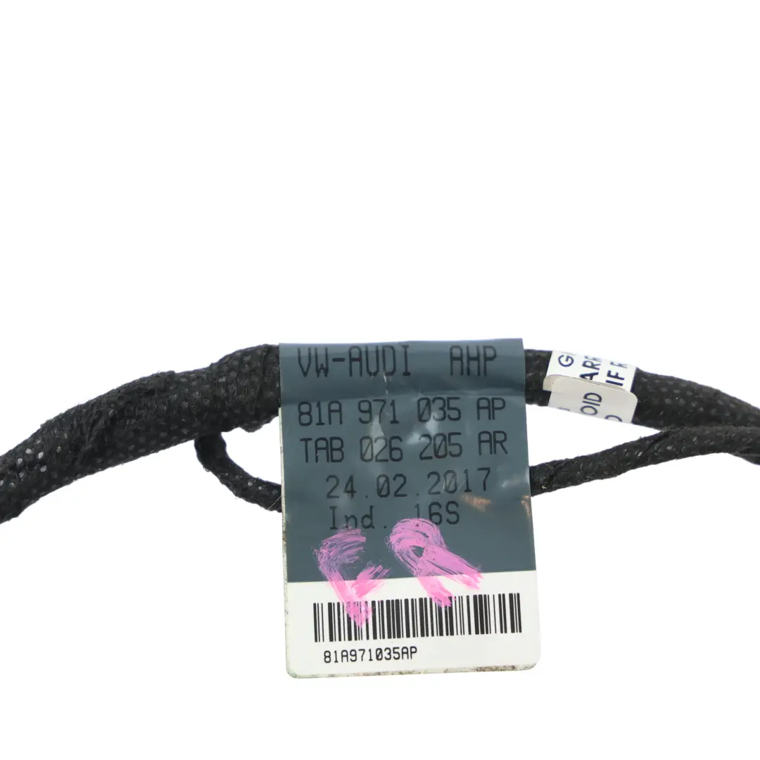 Audi Q2 Faisceau Câblage Porte Avant Côté Conducteur - SKU 81A971035AP - Numéro de pièce 81A971035AP