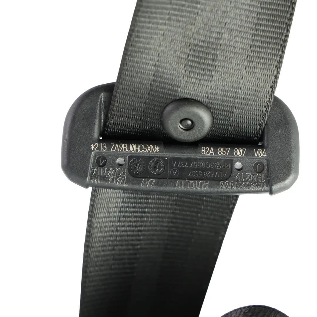 Audi A1 Rear Seat Bench Belt Centre Seatbelt Buckle - SKU 82A857807 - Part number 82A857807