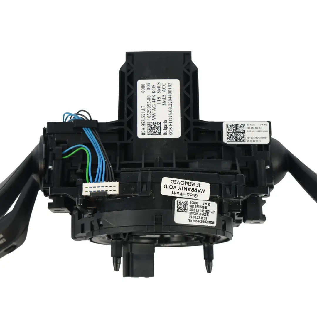 Audi RSQ3 F3 Wiper Indicator Combination Switch Squib Stalk - SKU 82A953521LT - Part number 82A953521LT