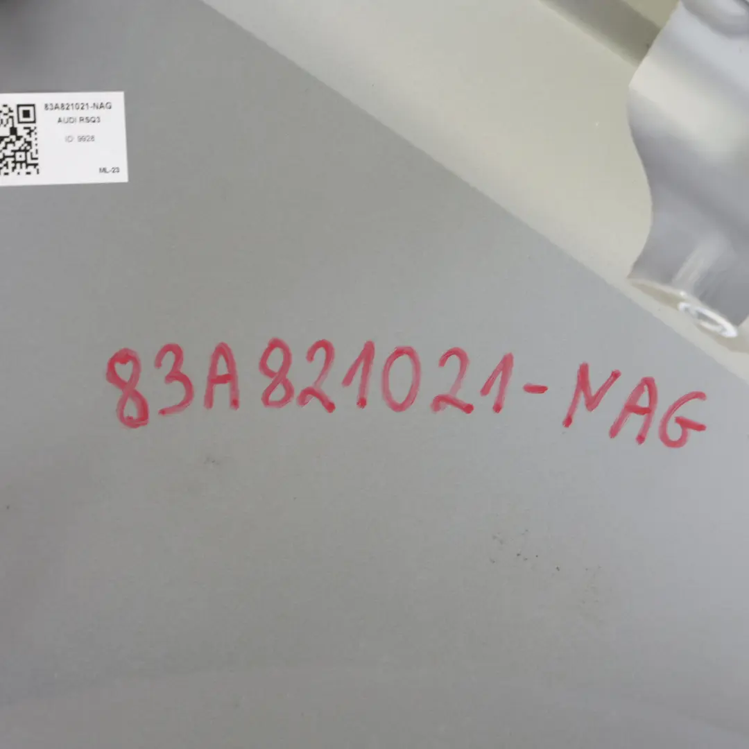 Sportback Parafango Anteriore Sinistro Grigio Nardo Y7C per Audi Q3 F3 con numero di parte 83A821021 Audi Q3 F3 Sportback Parafango Anteriore Sinistro Grigio Nardo Y7C - SKU 83A821021-NAG - Numero di parte 83A821021