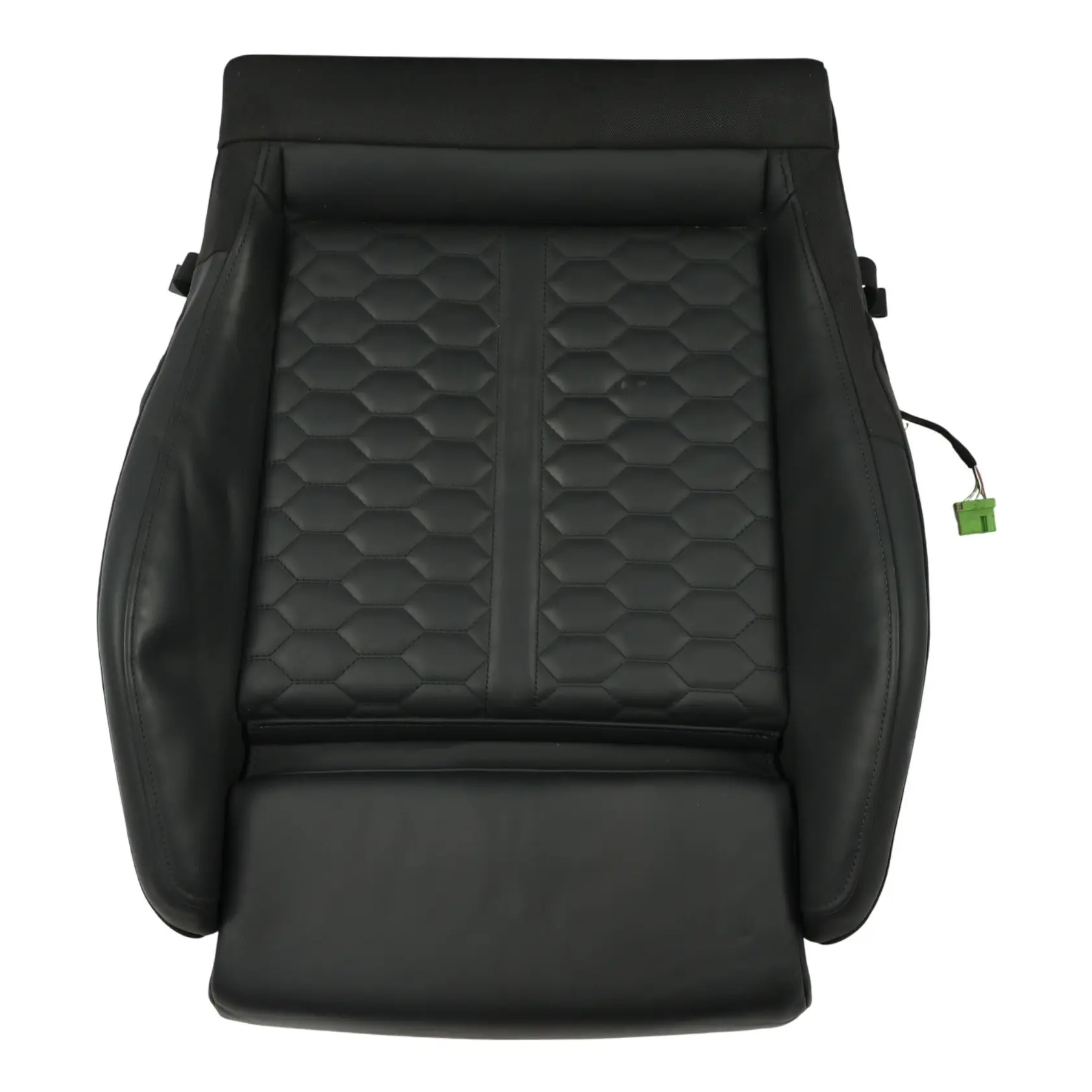 Audi RSQ3 F3 Front Seat Seating Cushion Heated Cover Right O/S Black Leather
