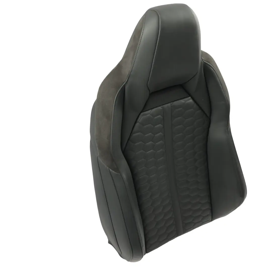 Audi RSQ3 F3 Sport Seat Backrest Cover Front Left N/S Heated Leather Soul Black - SKU 83A881805L-2 - Part number 83A881805L
