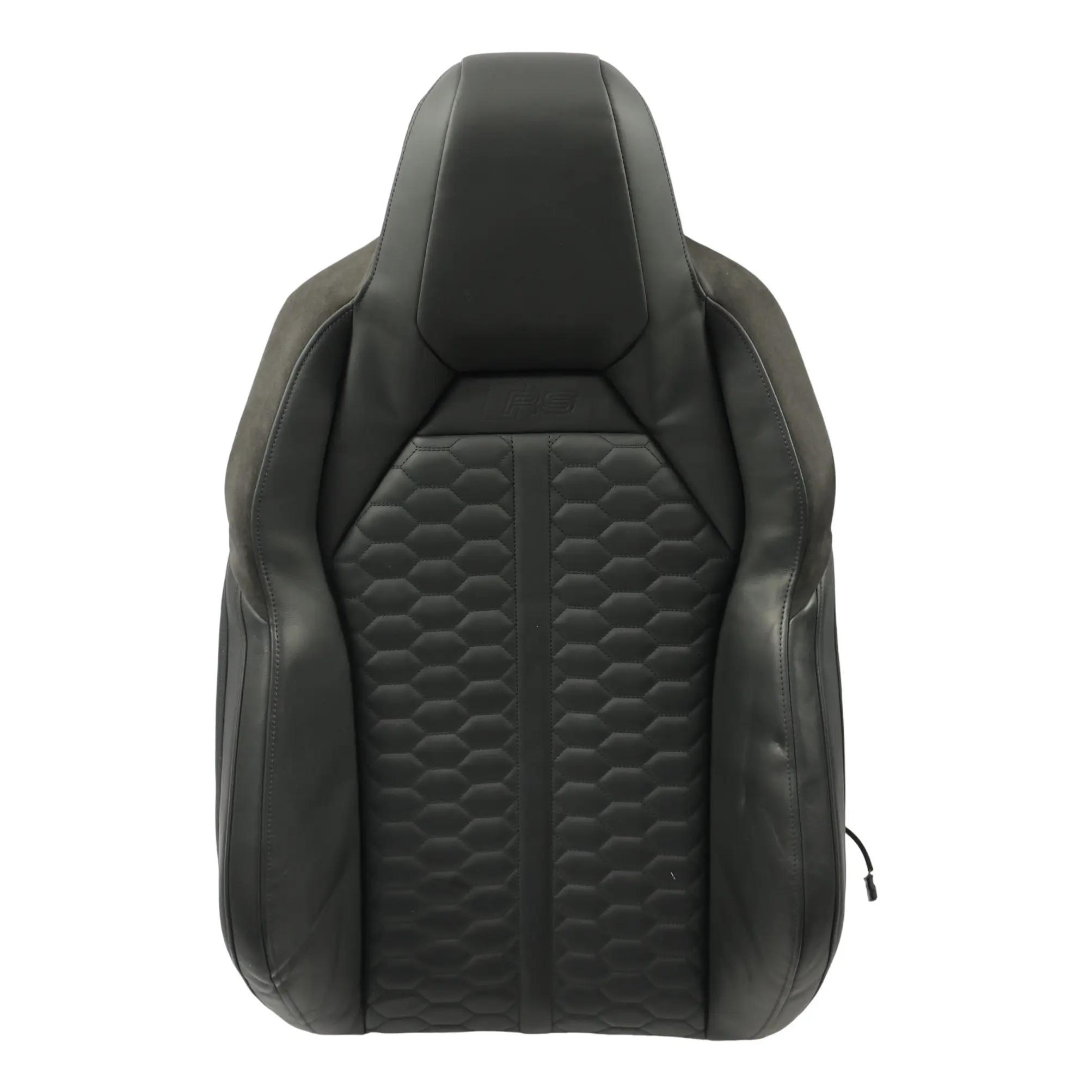 Audi RSQ3 F3 Sport Seat Backrest Cover Front Right O/S Heated Leather Soul Black