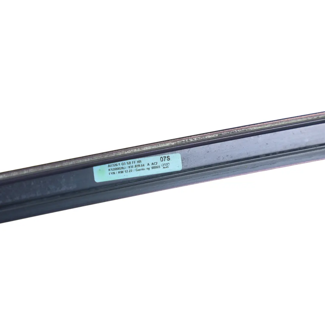 Audi RSQ3 F2 Türleiste Fensterführung Abdeckung Hinten Links - SKU 83F839643A - Teilenummer 83F839643A