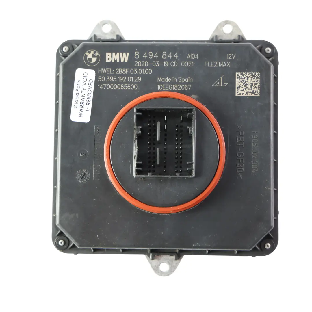 BMW F20 F21 LCI Moduł Sterownik Lamp Przednich LED - SKU 8494844 - Numer Części 8494844