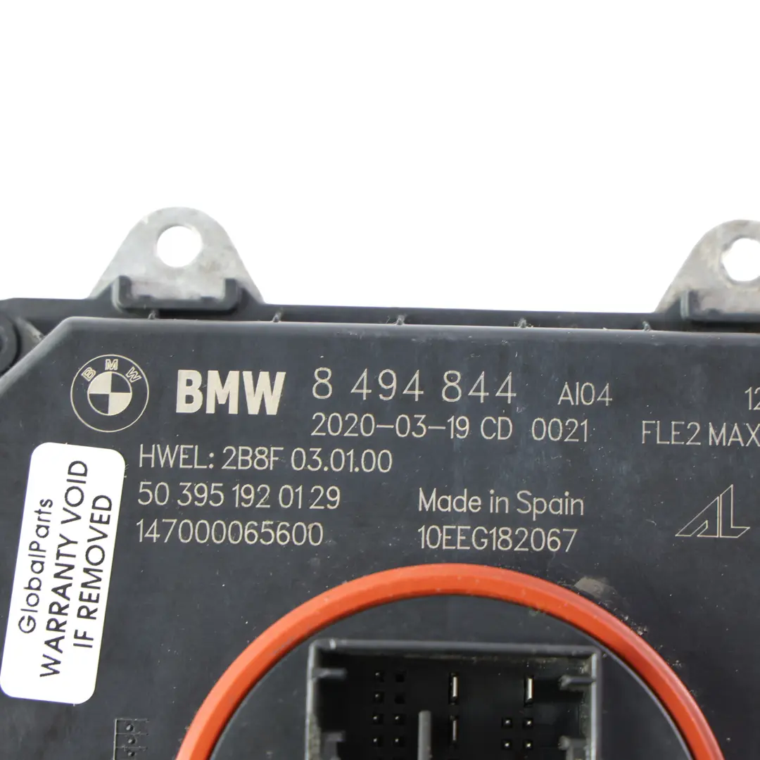 Unità Controllo Faro Anteriore Elettronica LED per BMW F20 F21 LCI con numero di parte 8494844 BMW F20 F21 LCI Unità Controllo Faro Anteriore Elettronica LED - SKU 8494844 - Numero di parte 8494844
