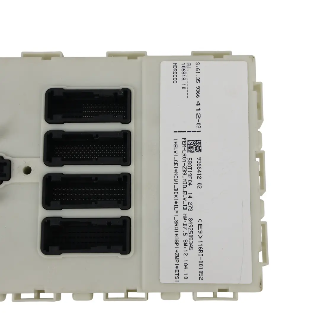 BMW F20 F21 116d N47N 116HP Kit Calculateur Moteur DDE Manuel - SKU 8582280-12 - Numéro de pièce 8582280