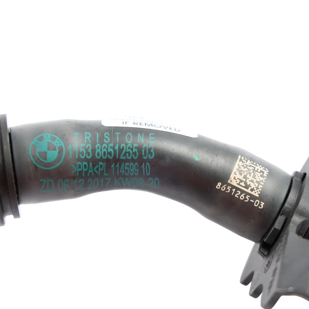 BMW G20 G21 X3 G01 G28 Manguera Tubo Refrigerante 2.0 Gasolina 135kW - SKU 8651265 - Número de pieza 8651265