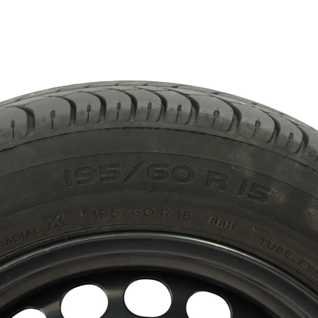Audi A4 B7 Ruota di Scorta Compatta Cerchio Acciaio R15 6,5J Michelin - SKU 8E0601027E-1 - Numero di parte 8E0601027E