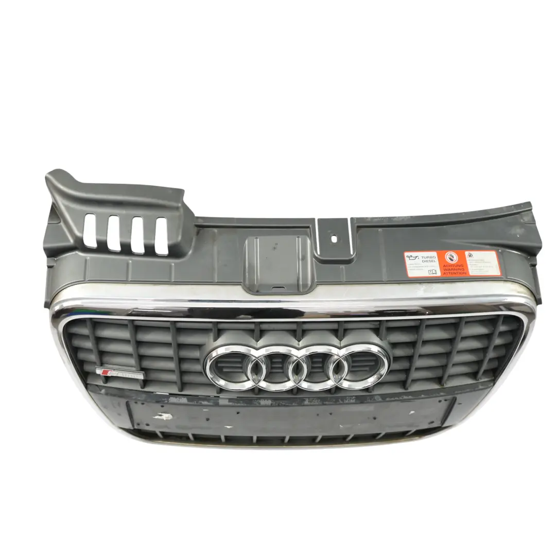 Front Grille Radiator Beam Trim Panel Cover Chrom to Audi A4 B7 S Line with Part number 8E0853651M Audi A4 B7 S Line Front Grille Radiator Beam Trim Panel Cover Chrom - SKU 8E0853651M-1 - Part number 8E0853651M