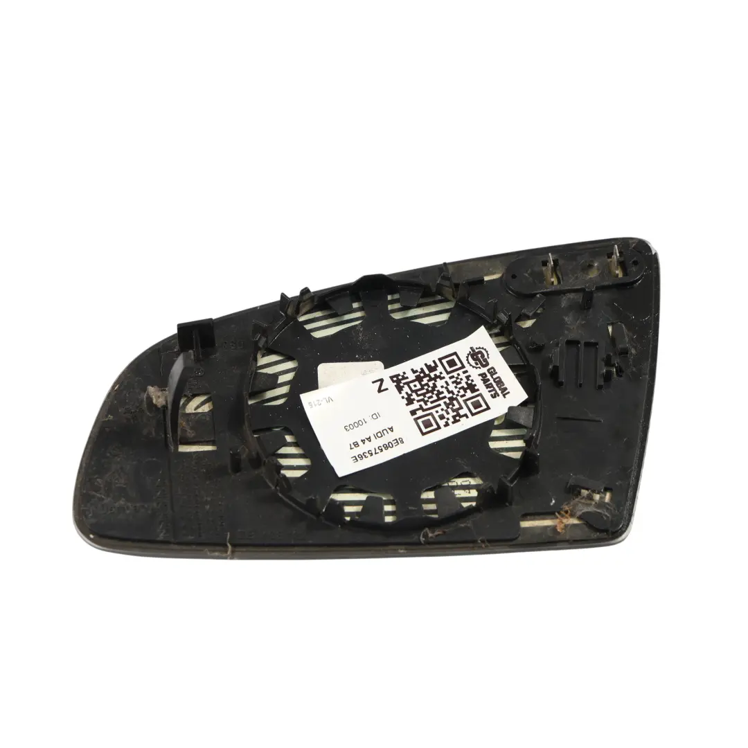 Audi A3 8P A4 B7 A6 C6 Vetro Specchietto Retrovisore Destro - SKU 8E0857536E - Numero di parte 8E0857536E